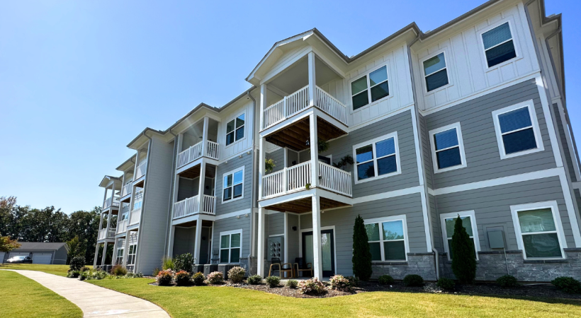 Modern apartment community in Indian Land, SC 29707 featuring upscale amenities and contemporary architecture.
